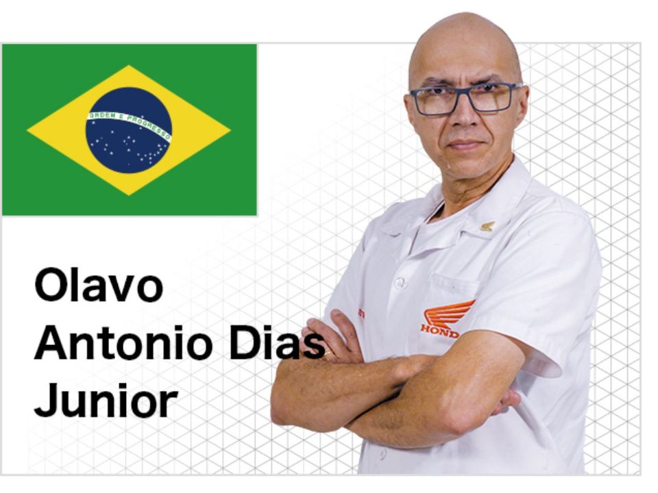 Brasileiro Olavo Júnior no Honda Global Motorcycle Technician Contest 2023